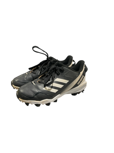Used Adidas ICON BB/SB Cleats Black Junior 01.5 11834-S000045626