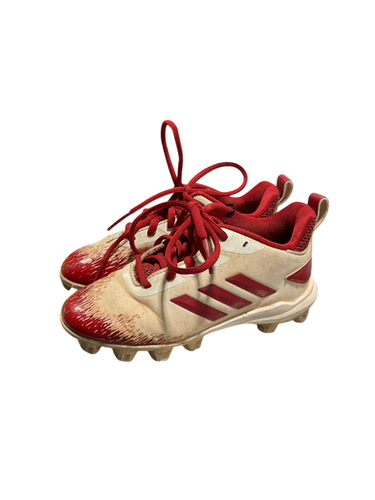 Used Adidas ADDIDAS BB CLEAT MOLD BB/SB Cleats Red Youth 12.0 11834-S000045613