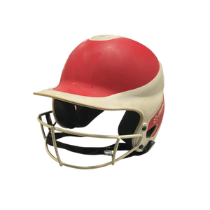 Used RIP-IT BATTING HELMET Batting Helmet w/Mask Red S/M 11834-S000045586