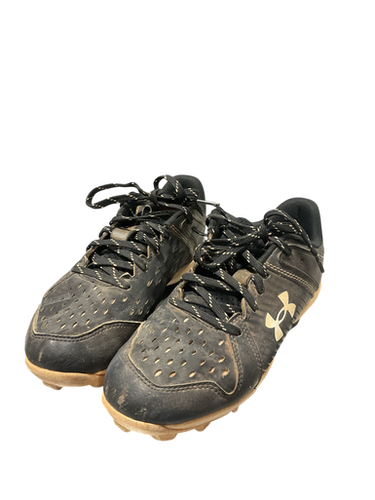 Used Under Armour LEADOFF BB/SB Cleats Black Junior 03.5 11834-S000045297