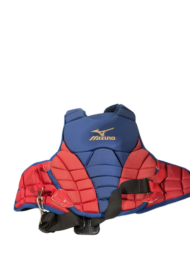 Used Mizuno CHEST PROTECTOR Catchers Chest Protector Royal Blue Youth 11834-S000045342
