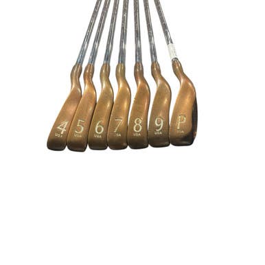 Used Powerbilt TPS BRONZE IRON SET Mens Iron Set RH 4I-PW 11834-S000045364