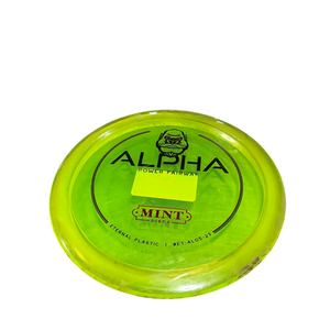 Used Mint ALPHA POWER FAIRWAY DRIVER Disc Golf Driver Green 11834-S000045549