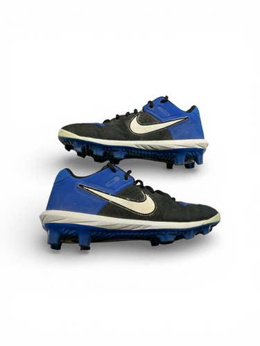 Used Nike BB/SB Cleats Black And Royal Blue Junior 04 11873-S000231175
