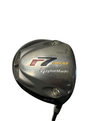 Used Taylormade R7 QUAD Mens Driver RH Black 10.5 Degree 11835-S000203488