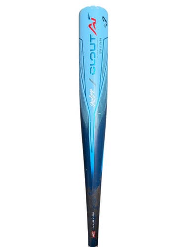 Used Rawlings CLOUT AI BBCOR BB/SB High School -3 Bat Carolina Blue 32" 11835-S000203519