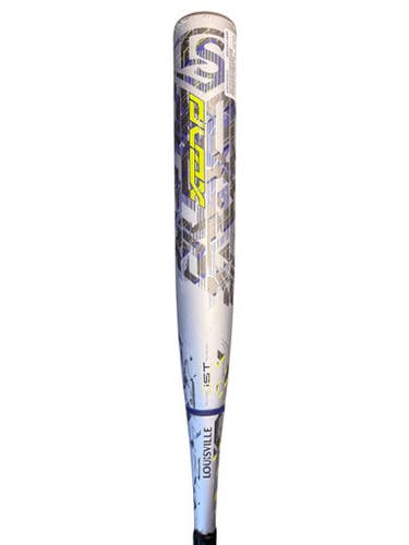 Used Louisville Slugger FPXND10-22 BB/SB Fastpitch Bat Grey And Lime 30" 11835-S000203531