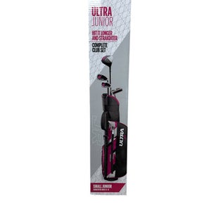 Used Wilson ULTRA JR Jr Package Set RH Grey And Pink 5 Piece 11835-S000203780
