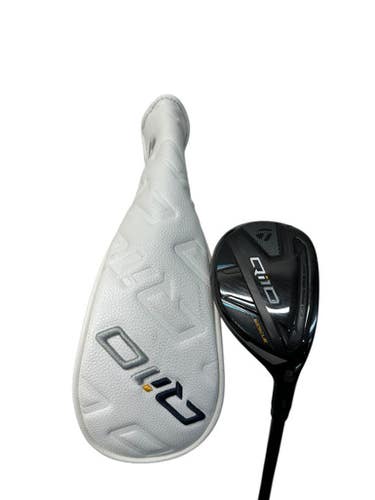 Used Taylormade QI10 Mens Hybrid Club RH Black 3 Hybrid 11835-S000203811