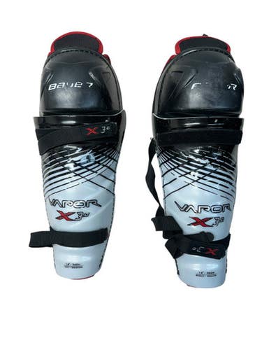 Used Bauer VAPOR X3.0 Senior Shin Guards Black 14" 11835-S000203826