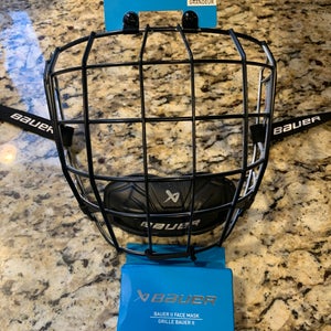 Small Bauer Profile II Facemask Full Cage (Used) Oreo