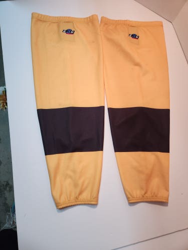Yellow Black 29" Senior Large Socks (New)