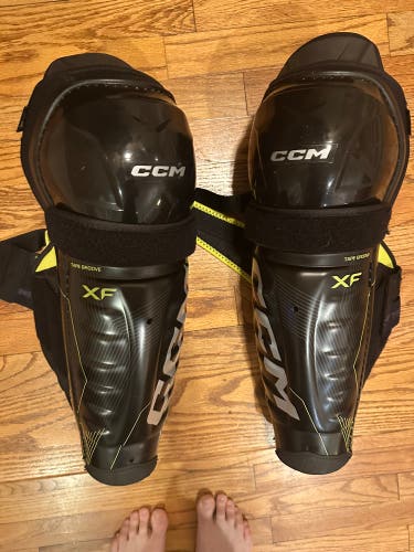 Senior CCM Tacks XF 15” Shin Pads (New)