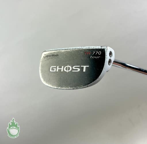 Used Right Handed TaylorMade Ghost TM-770 Tour 34.5" Putter Steel Golf Club