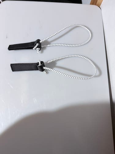 (New) Goalie Pad Toe Tie Bungees, set of two.