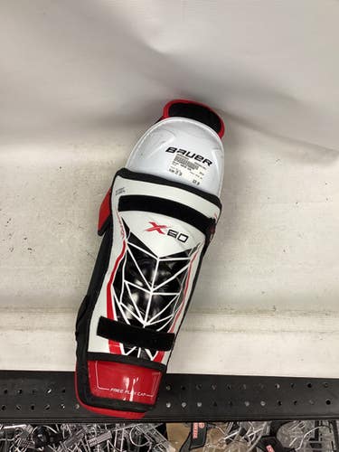 Used Bauer VAPOR X80 Senior Shin Guards White 15" 11851-S000042664