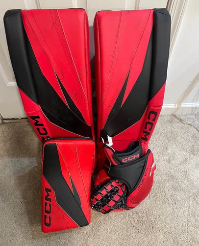 30" 2024 CCM Axis F9 Regular Goalie Full Set (Used)