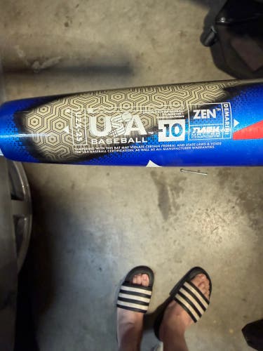 2025 DeMarini CF Zen Composite USABat Certified Bat (-10) 21 oz 31" (Used)
