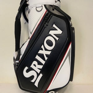 Srixon Tour Staff Bag 2025  Black/White/Red 9.5", 5-Way Top NEW