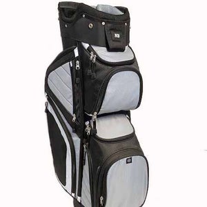 Naples Bay C400 Cart Bag (14-way top, Black/Gray/White) NSW