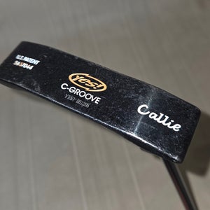 Yes! Callie Putter Right Hand C-Groove Steel Shaft 33.5"