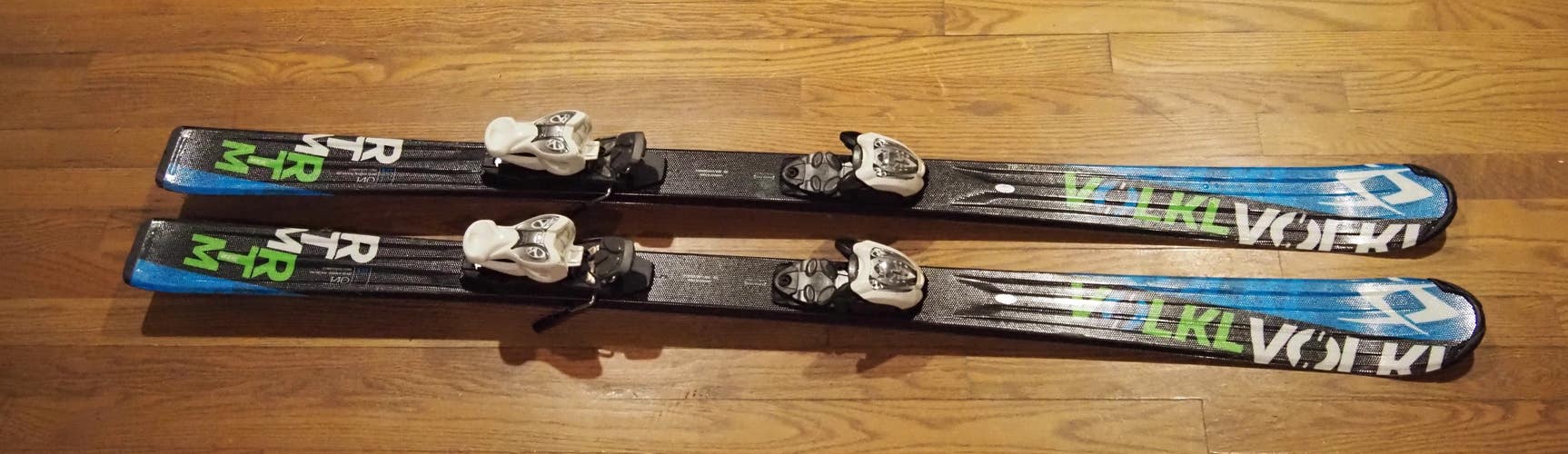 Unisex All Mountain 140 cm Volkl RTM Skis With Bindings (Used) 140