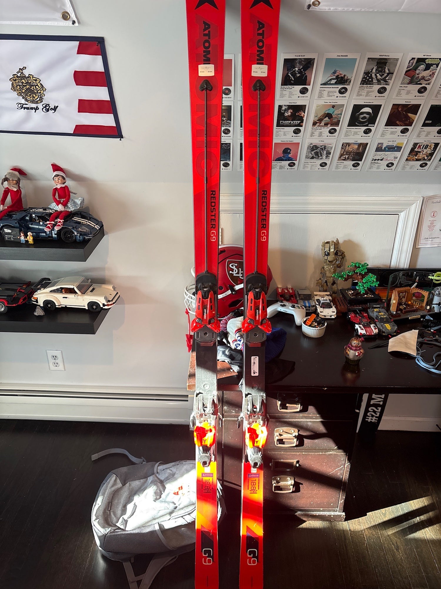 2024 Atomic Redster FIS GS 166 cm Racing Skis With Bindings Max