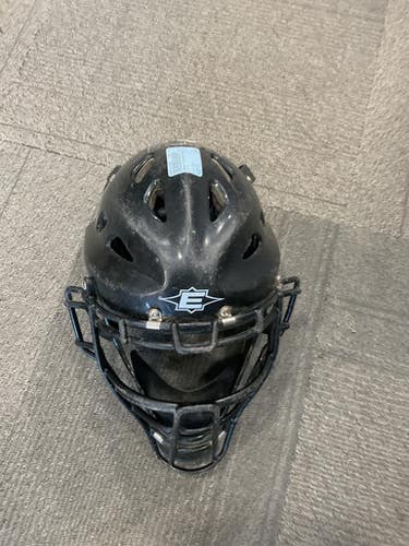 Used Easton BLACK Catchers Helmet w/Mask Black SM 11614-S000229858