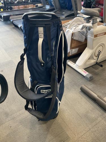 Used Ping HOOFER LITE Mens Stand Bag Navy Blue 11614-S000229851