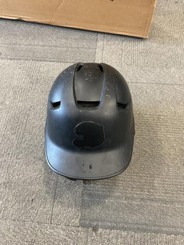 Used Easton BATTING HELMET W/JAW GUARD Batting Helmet No Mask Black One Size 11614-S000229842