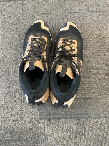 Used Nike AIR TURF CLEATS BB/SB Cleats Black Senior 11 11614-S000229843