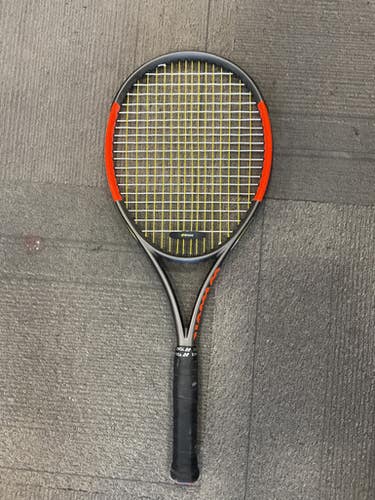 Used Wilson BURN 100 Adult Tennis Racquet Orange 4 1/2" 11614-S000229830