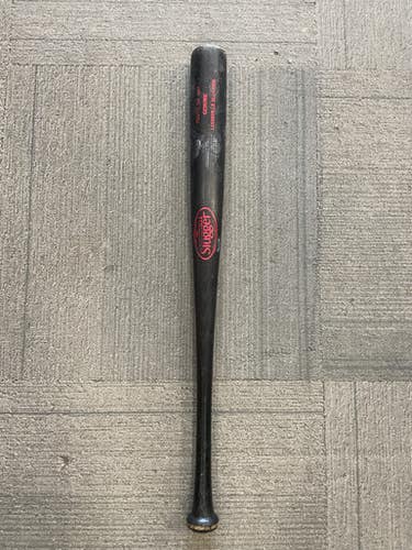 Used Louisville Slugger GENUINE YOUTH 125 WOOD BAT BB/SB Wood Bat Black 28" 11614-S000229825