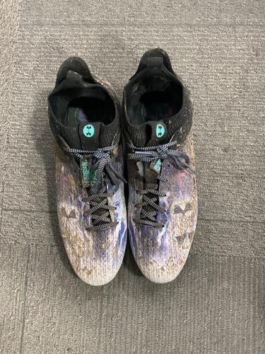 Used Under Armour BLUR SMOKE 2.0 Adult FB Cleats Royal Blue Senior 11 11614-S000229929