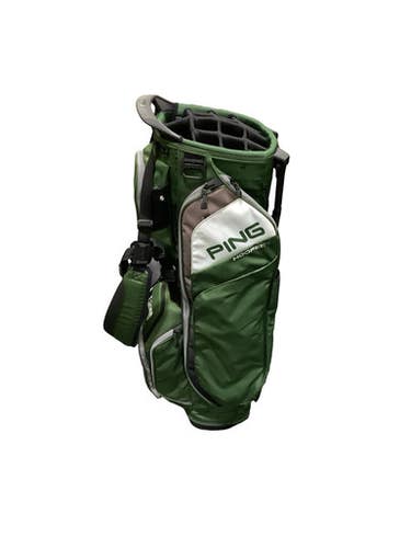 Used Ping HOOFER 14 Mens Stand Bag Green 11347-S000262847