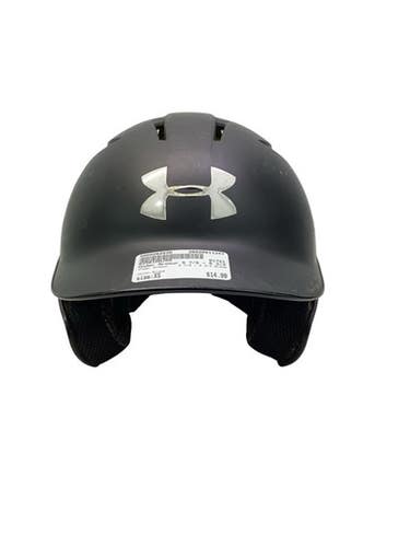 Used Under Armour 5 7/8 - 6 3/4 BLACK Batting Helmet No Mask Black XS 11347-S000262830