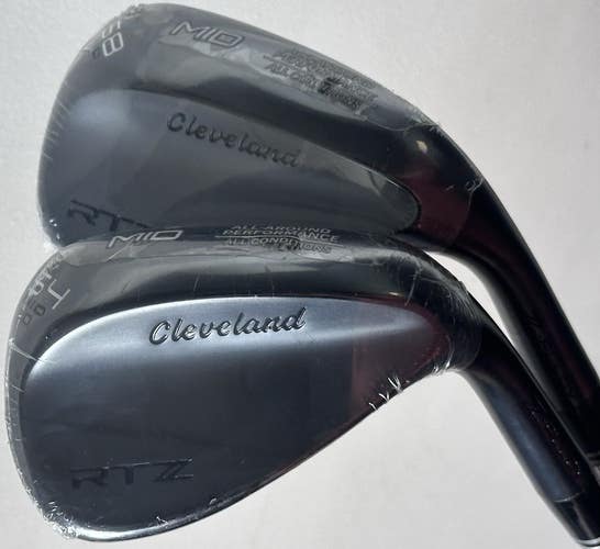 Cleveland RTZ Black Satin Wedge Set 54-10*, 58-10* Steel DG Spinner RH NEW!