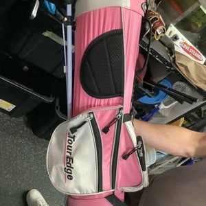 Used Tour Edge TOUR EDGE JUNIOR BAG Jr Stand Bag Pink 10743-S000477854