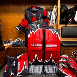 36" Vaughn V10 Pro Carbon Goalie Leg Pads Pro Stock (New)