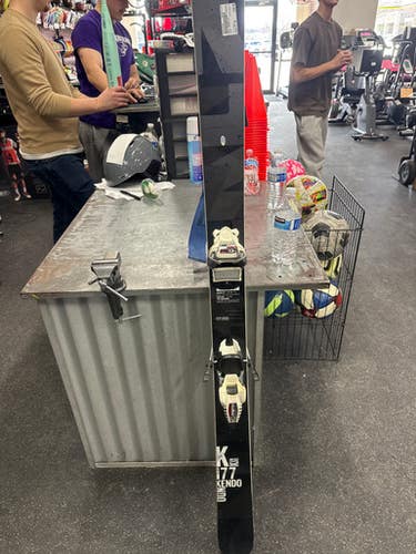 Used Volkl KENDO 77 Mens DH Ski/Binding Black 177 cm 11337-S000478593