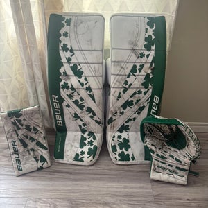 34" Bauer Supreme Shadow Goalie Leg Pads Pro Stock (Used)