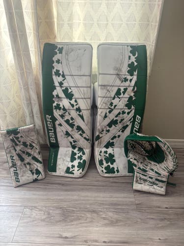 34" Bauer Supreme Shadow Goalie Leg Pads Pro Stock (Used)