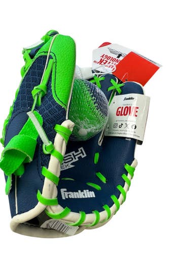 Used Franklin MESHTEK BB/SB Glove RH Throw Navy Blue 9 1/2" 11863-S000025093