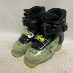 Used Dalbello MENACE 2 Boys DH Ski Boot Black And Optic Yellow 195 MP - Y13 11855-S000198480