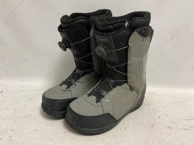 Used Ride JACKSON BOA Mens Snowboard Boots Grey Senior 12 11855-S000198546