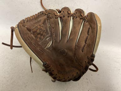 Used Wilson A950 A09RF18D12 Baseball Glove RH Throw Brown 12" 11855-S000198536