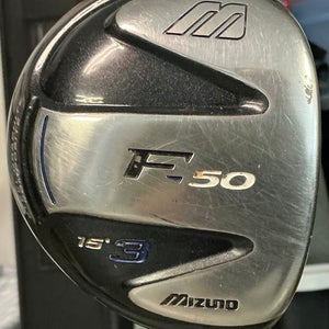 Men's 2006 Mizuno F50 Right Handed Fairway Wood Regular Flex 3 Wood (Used)
