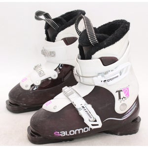Salomon T2 Kids Ski Boots - Size 2 / Mondo 20 Used