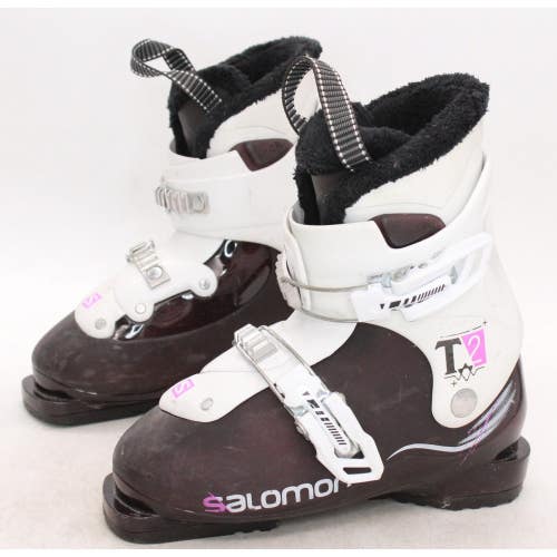 Salomon T2 Kids Ski Boots - Size 2 / Mondo 20 Used