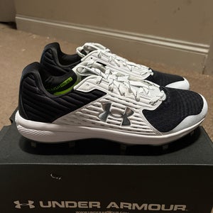 UA Yard MT Black Men's Adult Under Armour Low Top Metal (New)